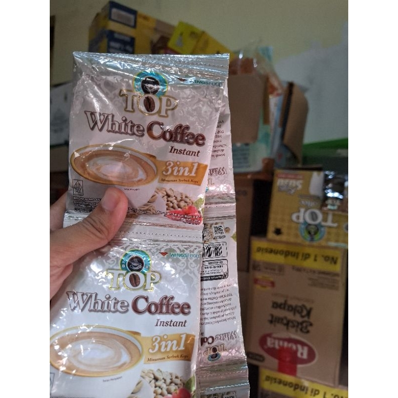 

Top white coffie 1 renceng 12pcs