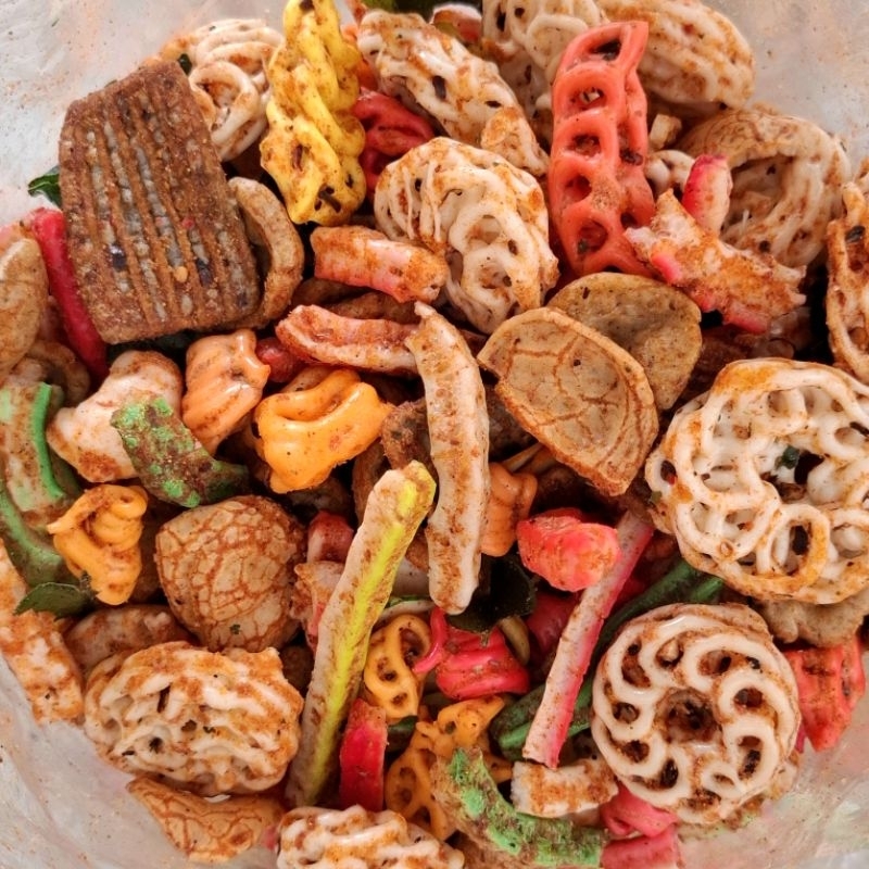 

500 GRAM Kerupuk Seblak Campur / Kerupuk Seblak Mix