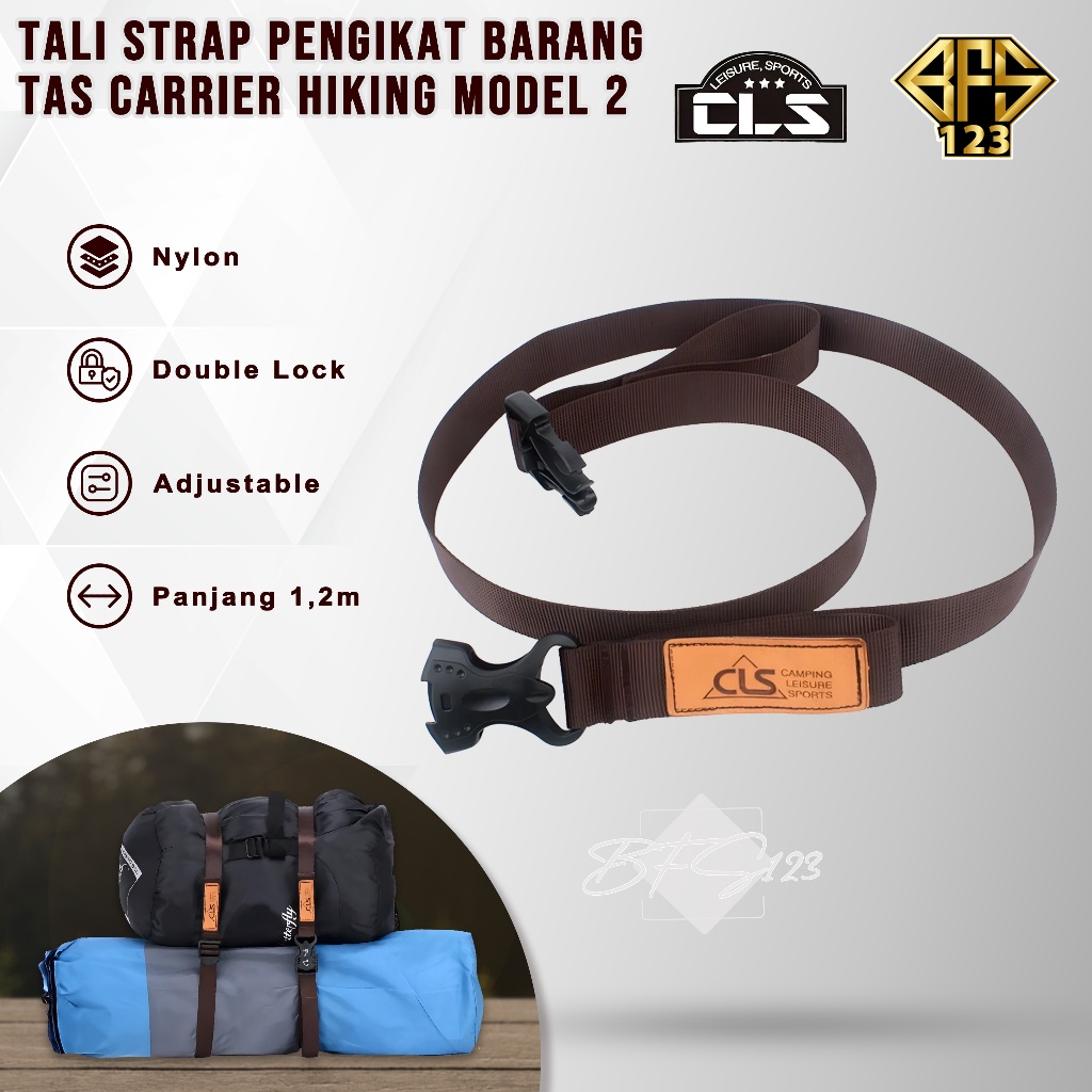 Tali Strapping Strap Pengikat Barang Tas Carrier Hiking Model 2