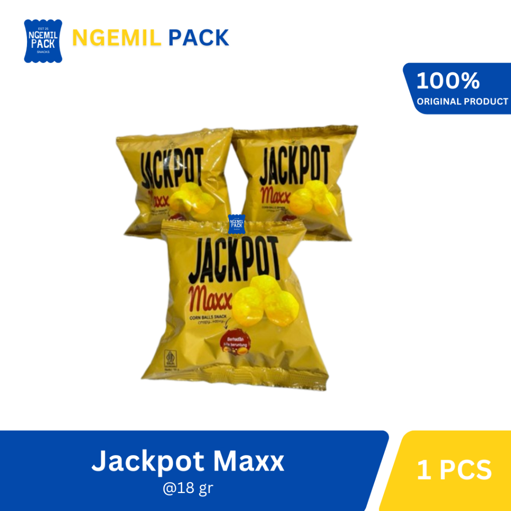

Chiki Jackpot Maxx Berhadiah Isi 1pcs @18Gr