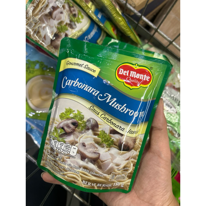 

Delmonte Carbonara Mushroom Sauce 180gr
