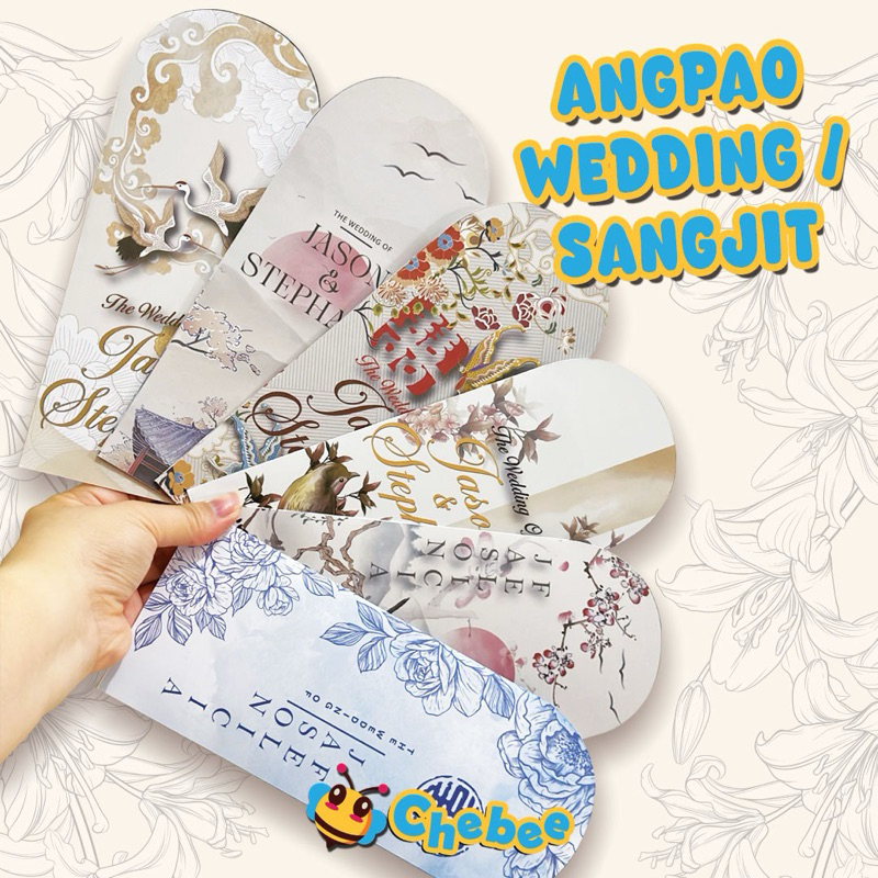 

Angpao Wedding/Sangjit 1Pack Isi 6 ( Custom Nama Pengantin )