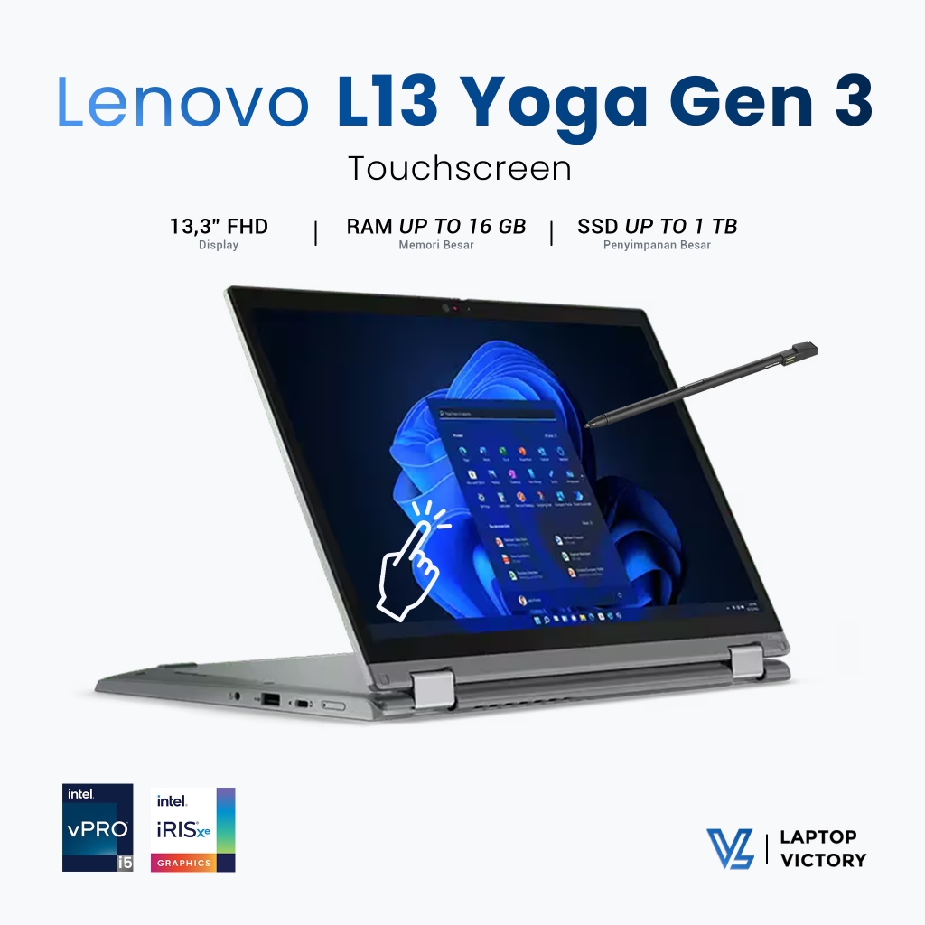 Laptop Lenovo Yoga Gen 3th - Core i5 Gen 12 | Laptop Illustator Dan Editing Terbaik Dikelasnya