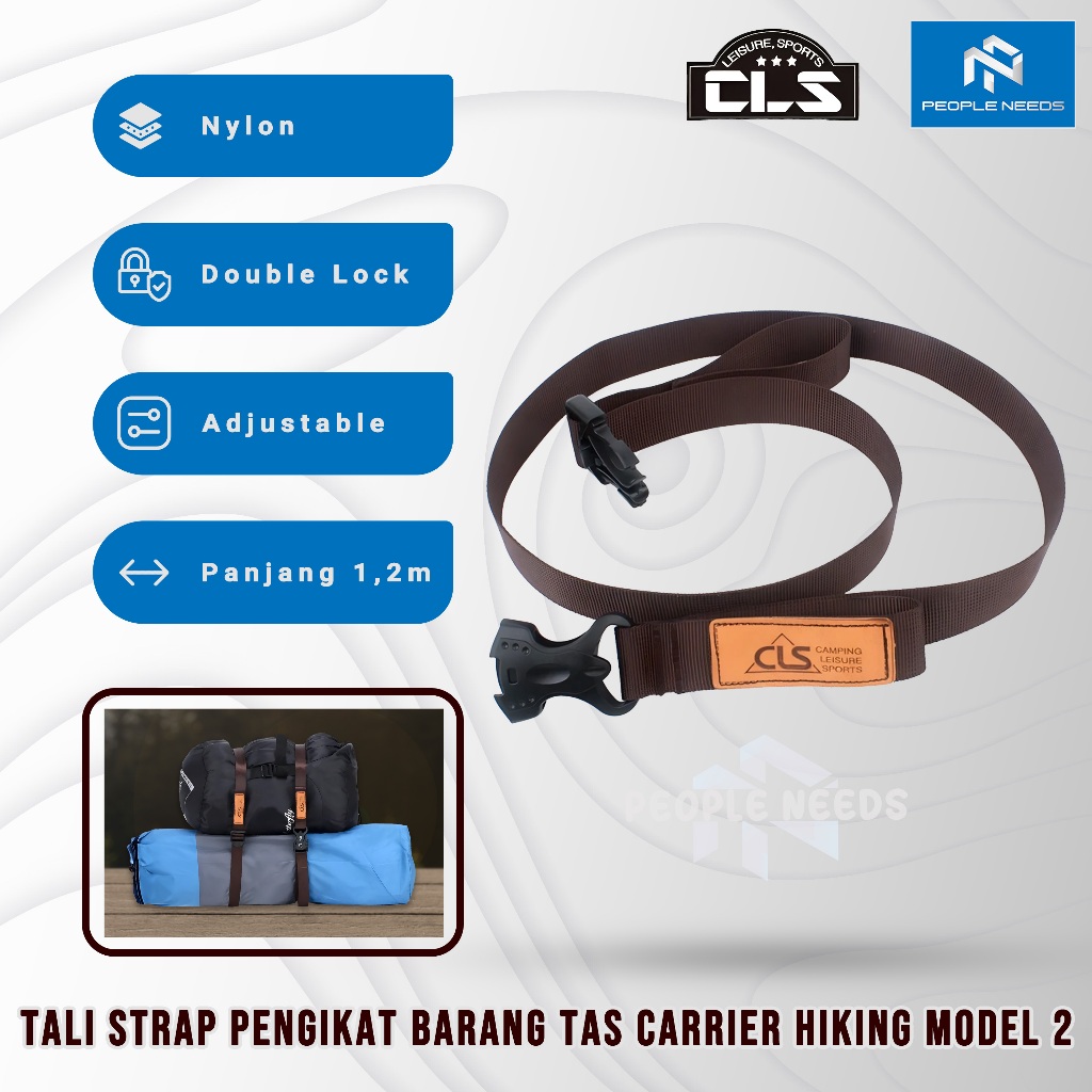 Tali Strapping Strap Pengikat Barang Tas Carrier Hiking Model 2