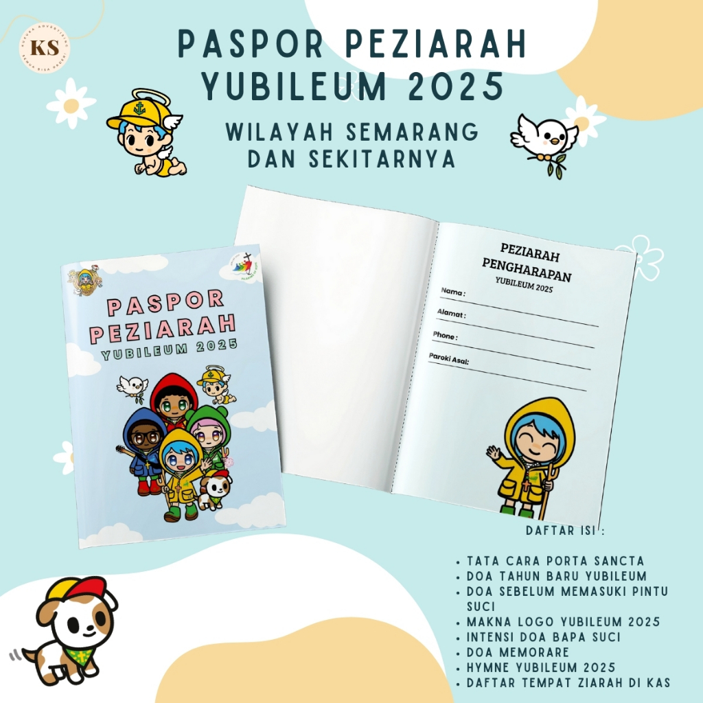 

Paspor Yubileum 2025 Wilayah Semarang Dan Sekitarnya Buku Ziarah Pengharapan tahun Yubileum 2025