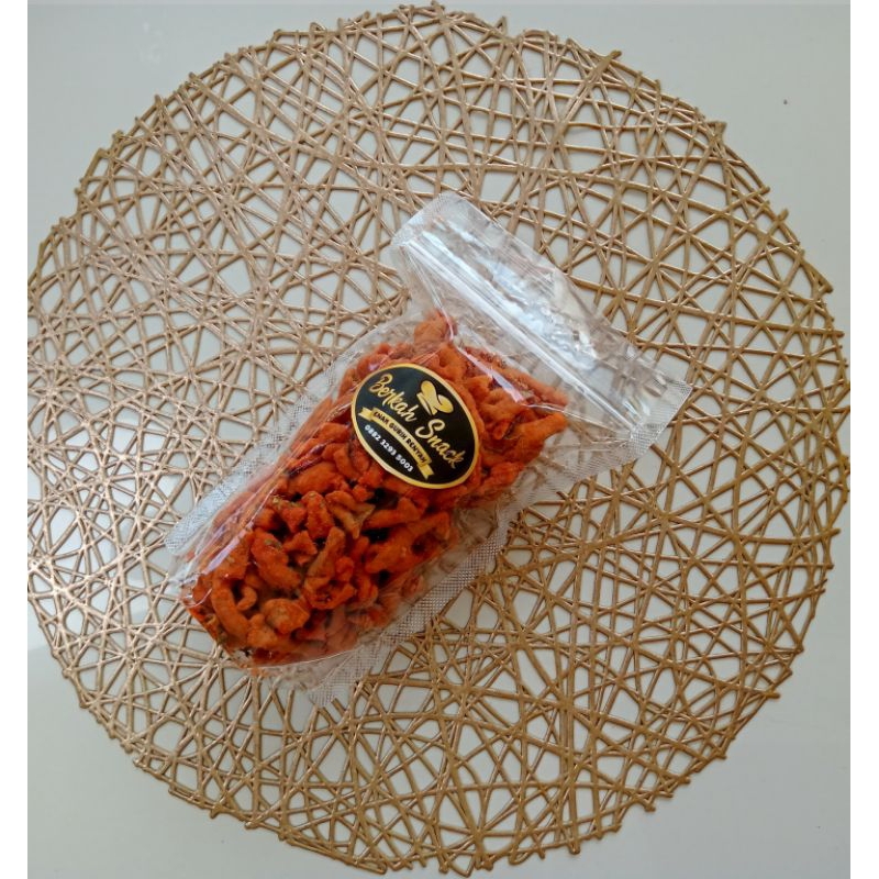 

Keripik usus Balado daun jeruk 250 gram