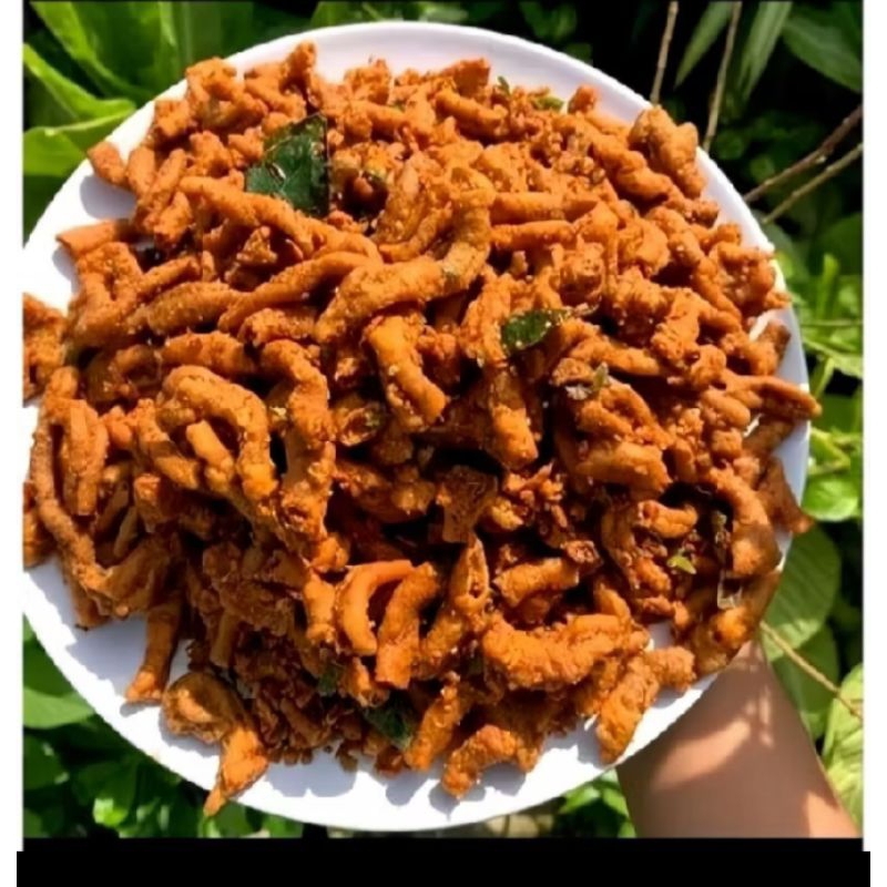 

usus krispi 250 grm kriuk pedas cikruh extra daun jeruk