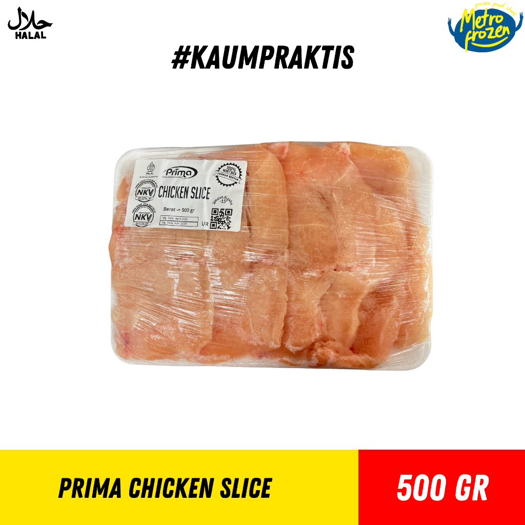

PRIMA Dada Ayam Slice 500gr //chicken slice //dada ayam slice instan Banjarmasin