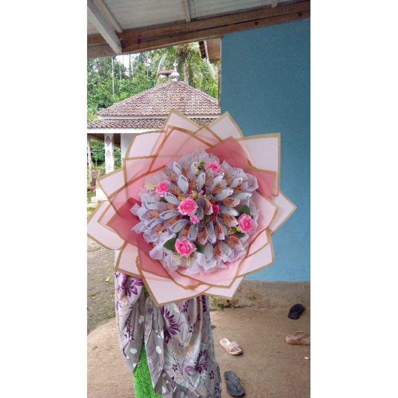Buket uang 20lembar buket uang cantik