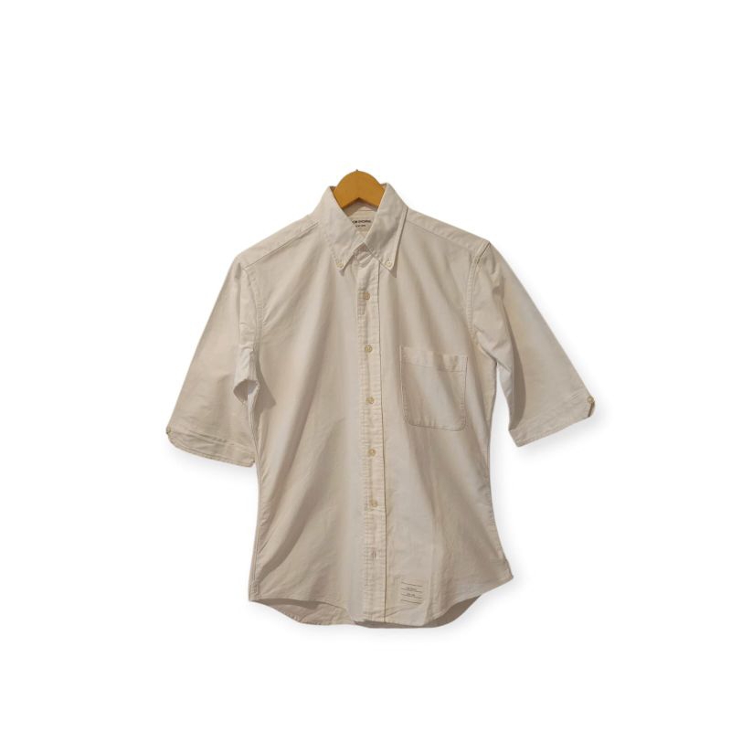 Thom Browne White Kemeja