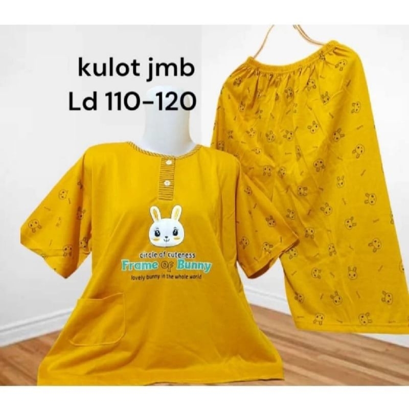 BAJU TIDUR WANITA 3/4 JUMBO LD 110-120