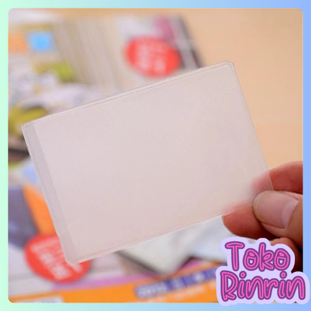 

Rinrin Plastik pelindung ATM / SIM / KTP / Kartu Nama Cover pelindung