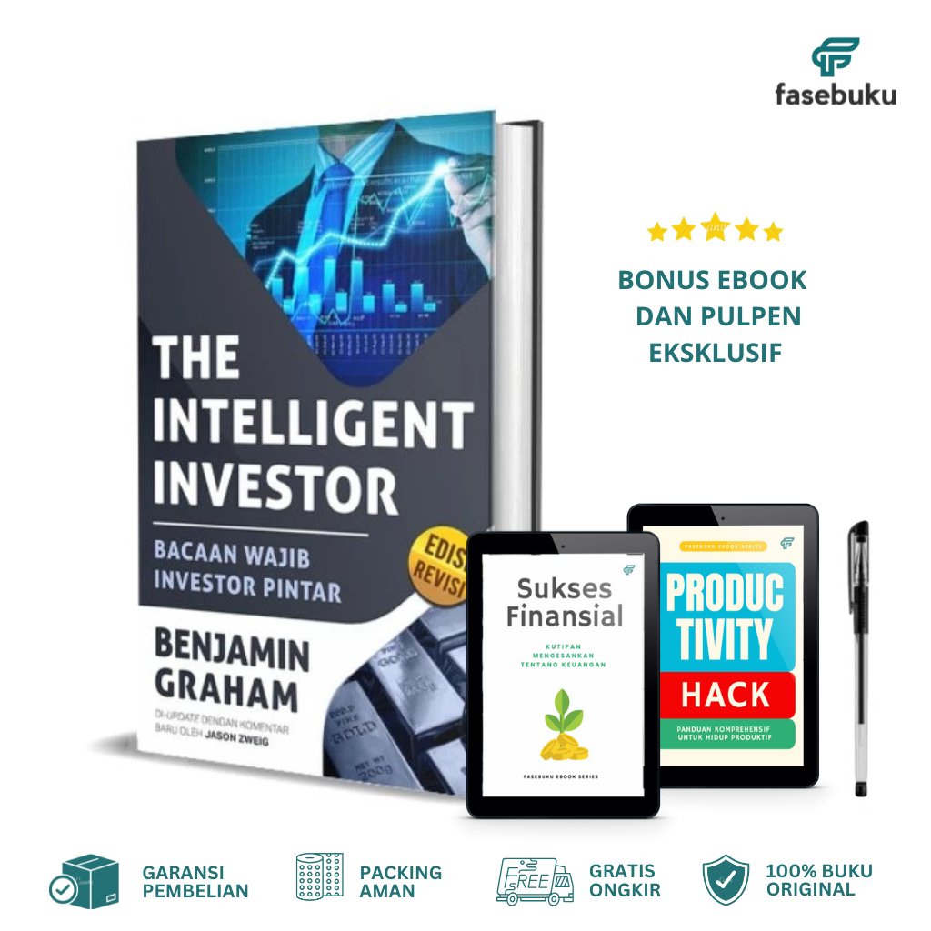 Buku The Intelligent Investor - Benjamin Graham - Bahasa Indonesia Original