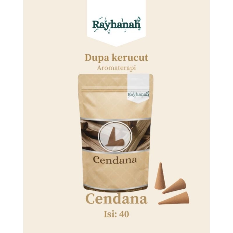 Rayhanah dupa kerucut/ buhur kerucut cendana