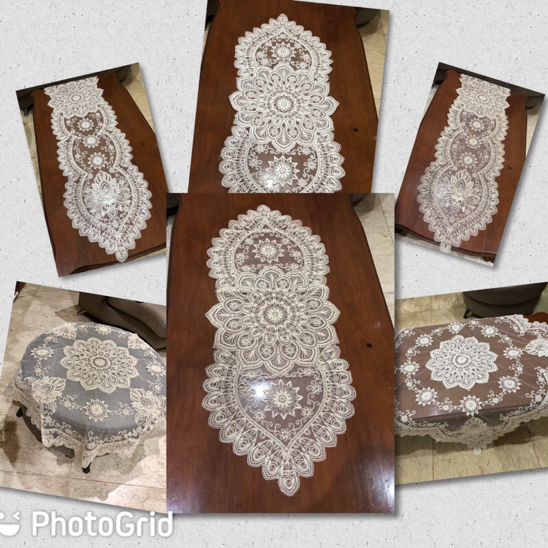 Taplak meja tamu / table runner turkiye / model turki premium - TP02