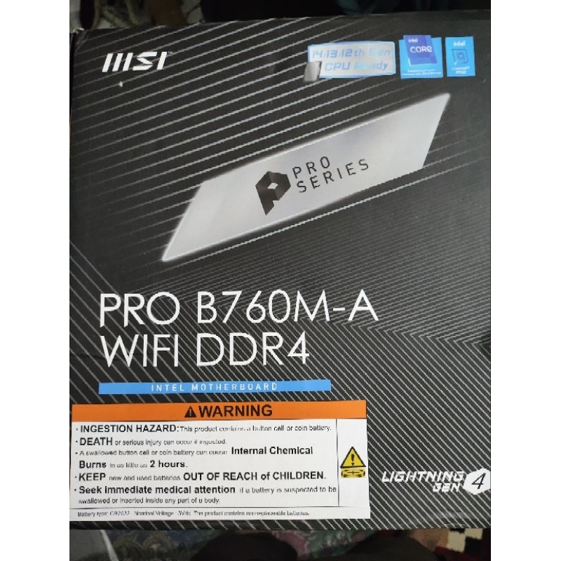 Mobo MSI B760m Wifi