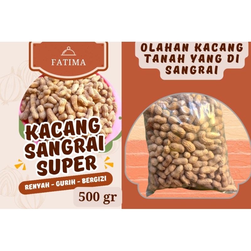 

Makanan Ringan Kacang Kulit Sangrai Super Lezat Gurih Bergizi 500 gr