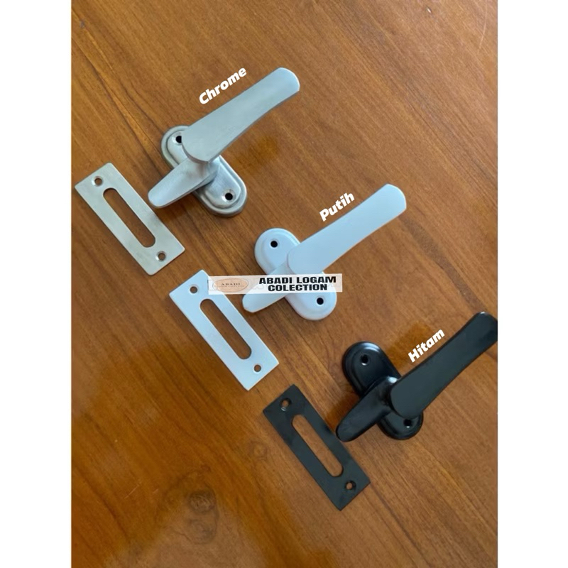 Rambuncis jendela aluminium tebal grendel slot jendela panolet slot stainless tebal