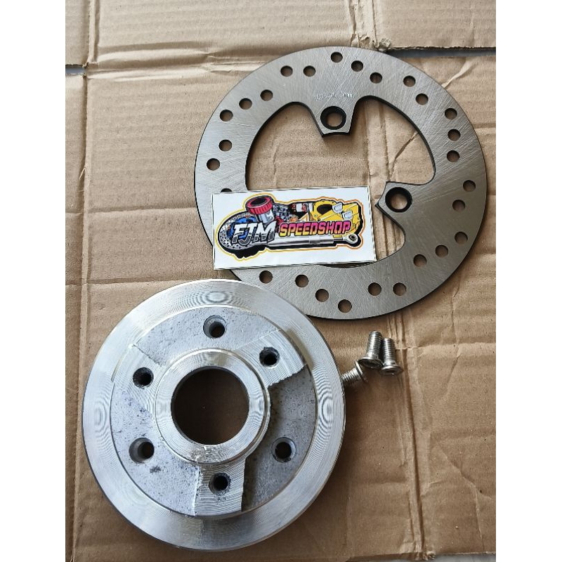 Plendes Adaptor cakram belakang satria fu pnp tromol besar Gl, mp, tiger, vega jupiter new , mx old,