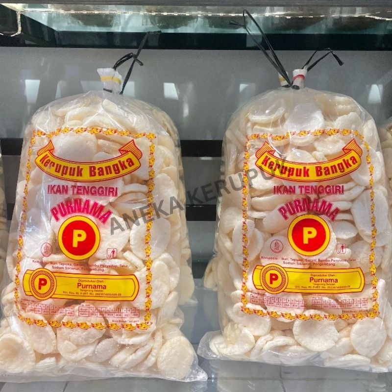 

Kerupuk Koin Bangka Ikan Tenggiri Purnama (Uk. Jumbo)