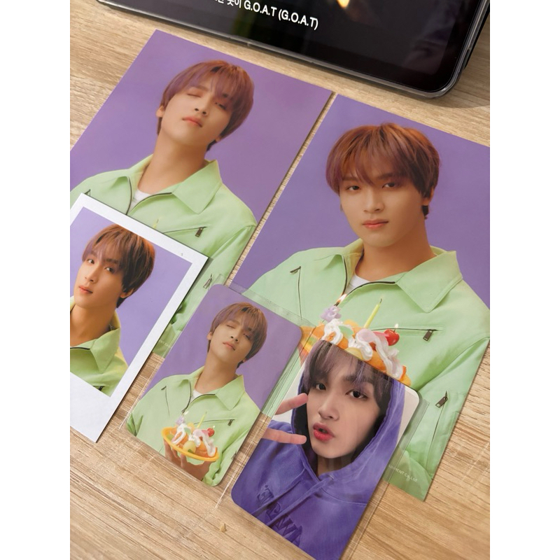PC HAECHAN HOODIE UNGU 1 SET ORIGINAL