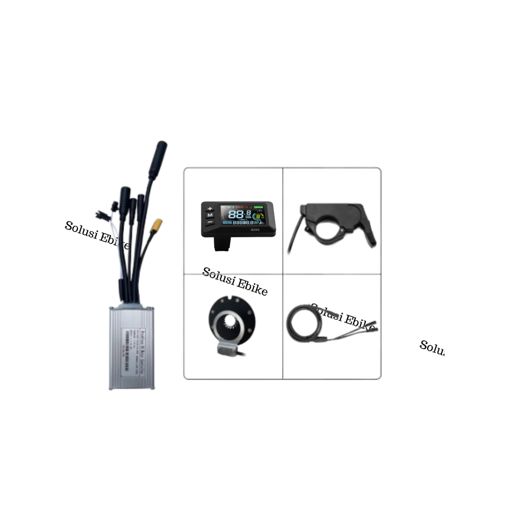 Ebike Kit 350watt 36-48volt 17A Waterproof Connector without battery and dynamo