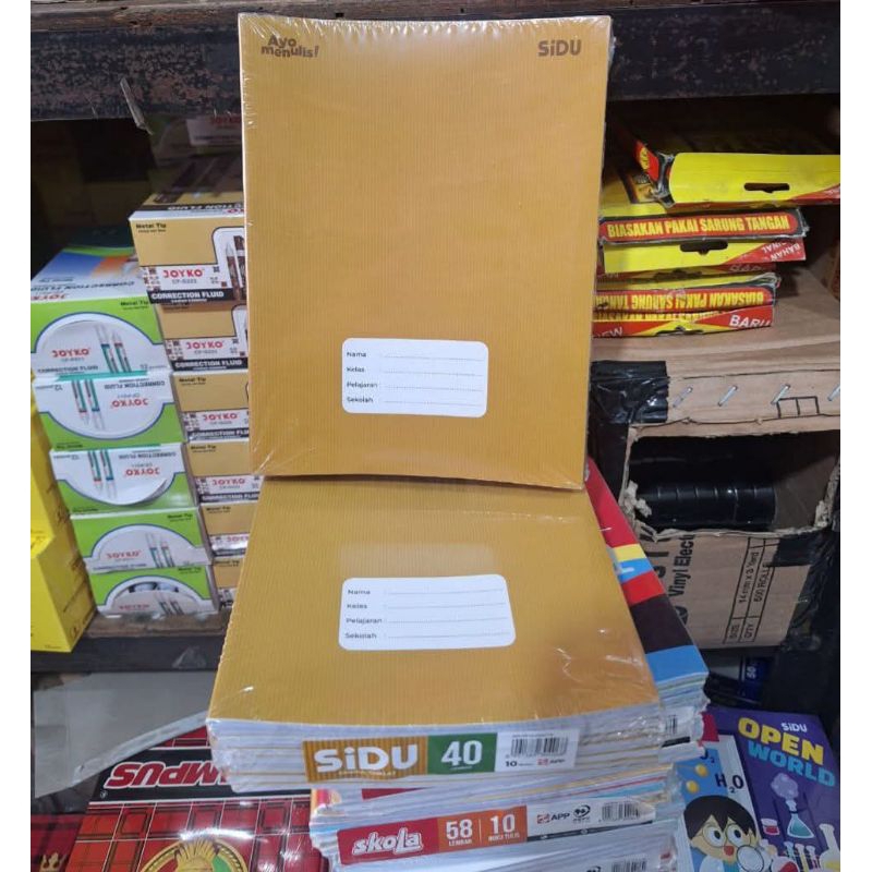

BUKU SIDU 40 lembar SAMPUL COKLAT