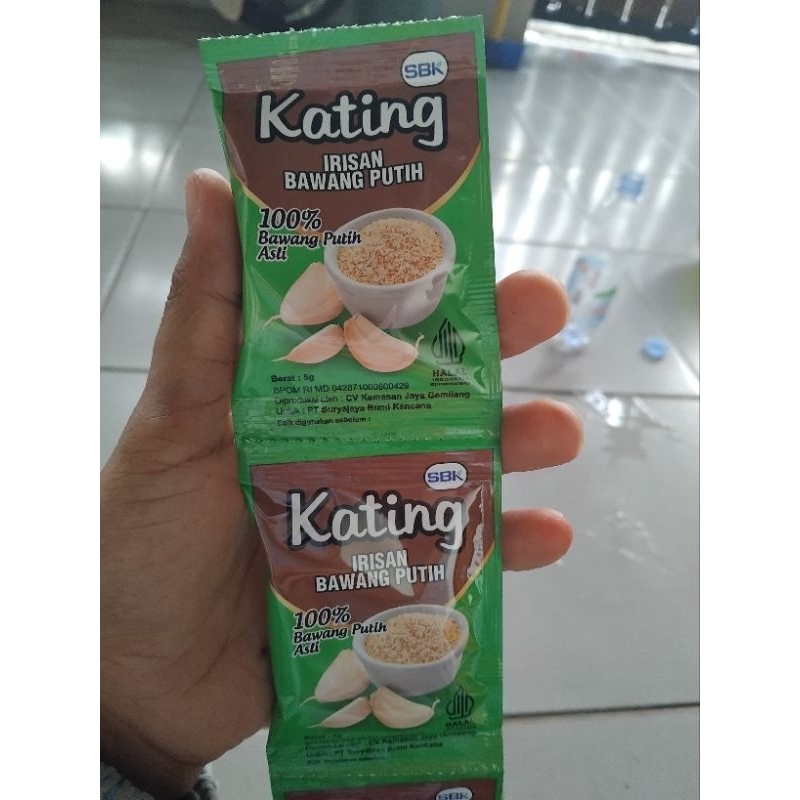 

kating 6g 1pcs /bawang putih iris
