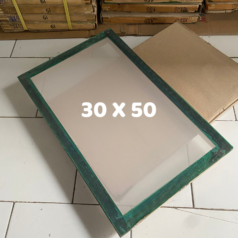 

DIY Screen Sablon Ukuran 30x50 Tipe T48 T61 T77 T90 T120 T150 T165 T180 Murah Termurah Kualitas Terbaik Best Selling Product Kayu Wooden Strong Good Quality Cetakan Pencetakan Printing Manual Tradisional Blimbing Indah Sablon Malang