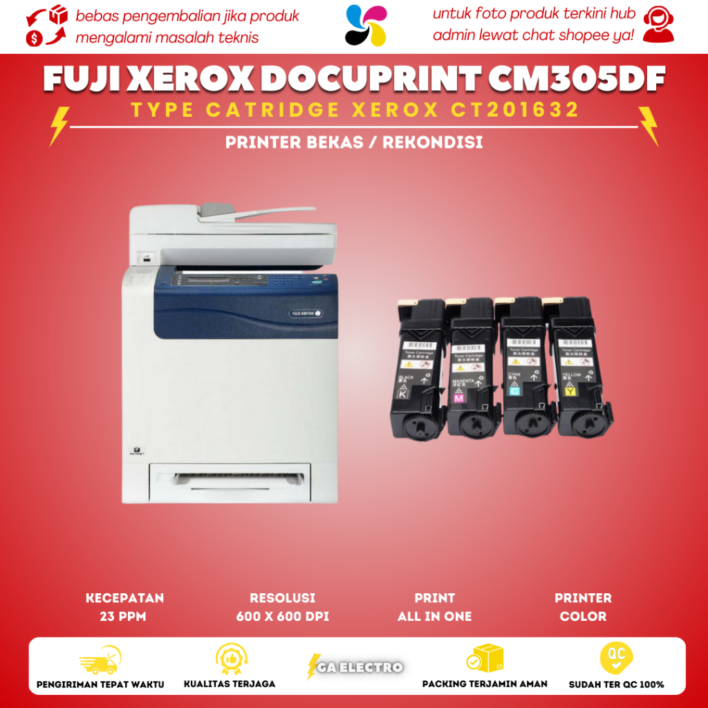 Xerox CM 305 df multifungsi scan copy