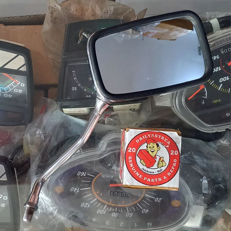 KACA SPION BAGIAN KANAN HONDA PHANTOM GLMAX GLPRO GL MAX PRO PLATINA ORIGINAL ORI 88110-KG2-920