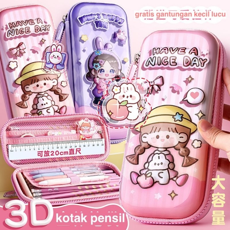 

Kotak Pensil 3D / Tempat Pensil lucu / Kotak Pensil Waterproof / Tempat Alat Tulis