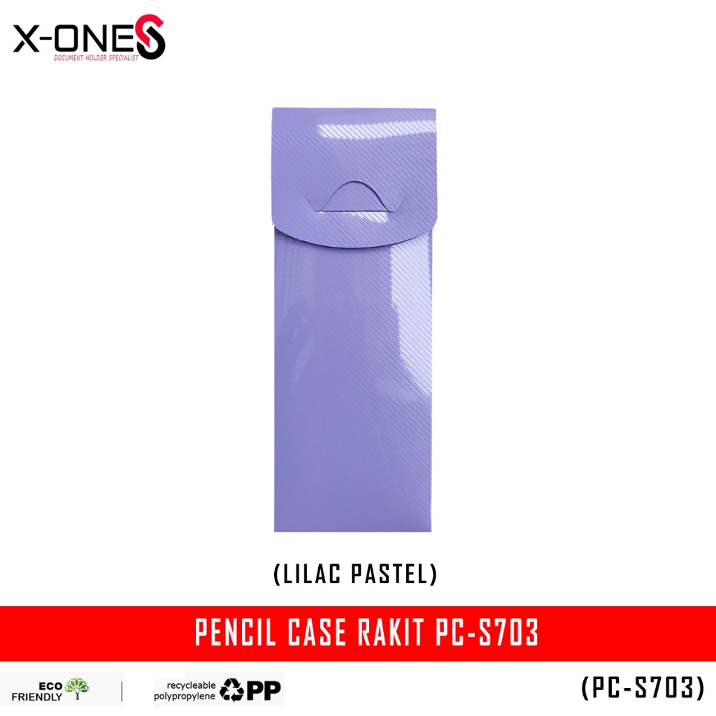 

X-ONE (6PCS) PENCIL CASE RAKIT KOTAK PENSIL PLASTIK MURAH / PC-S703 GROSIR 6 PCS