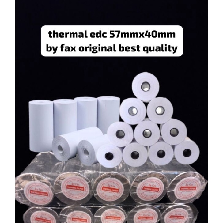 

Kertas kasir thermal edc bluetooth 58x4 paket 1 Roll