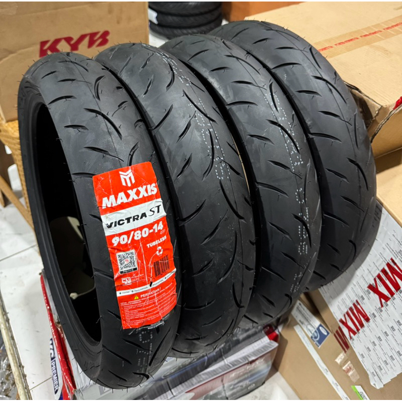 Ban luar Tubles maxxis victra 90/80/14 Maxxis victra tubles