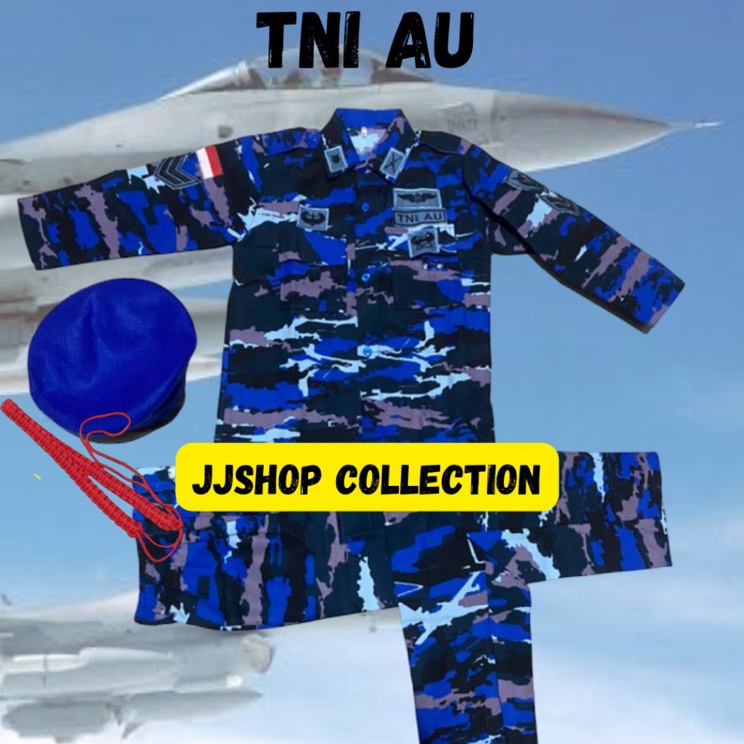 Baju TNI AU RI Loreng Anak  Baju Loreng TNI AURI Anak Request Nama