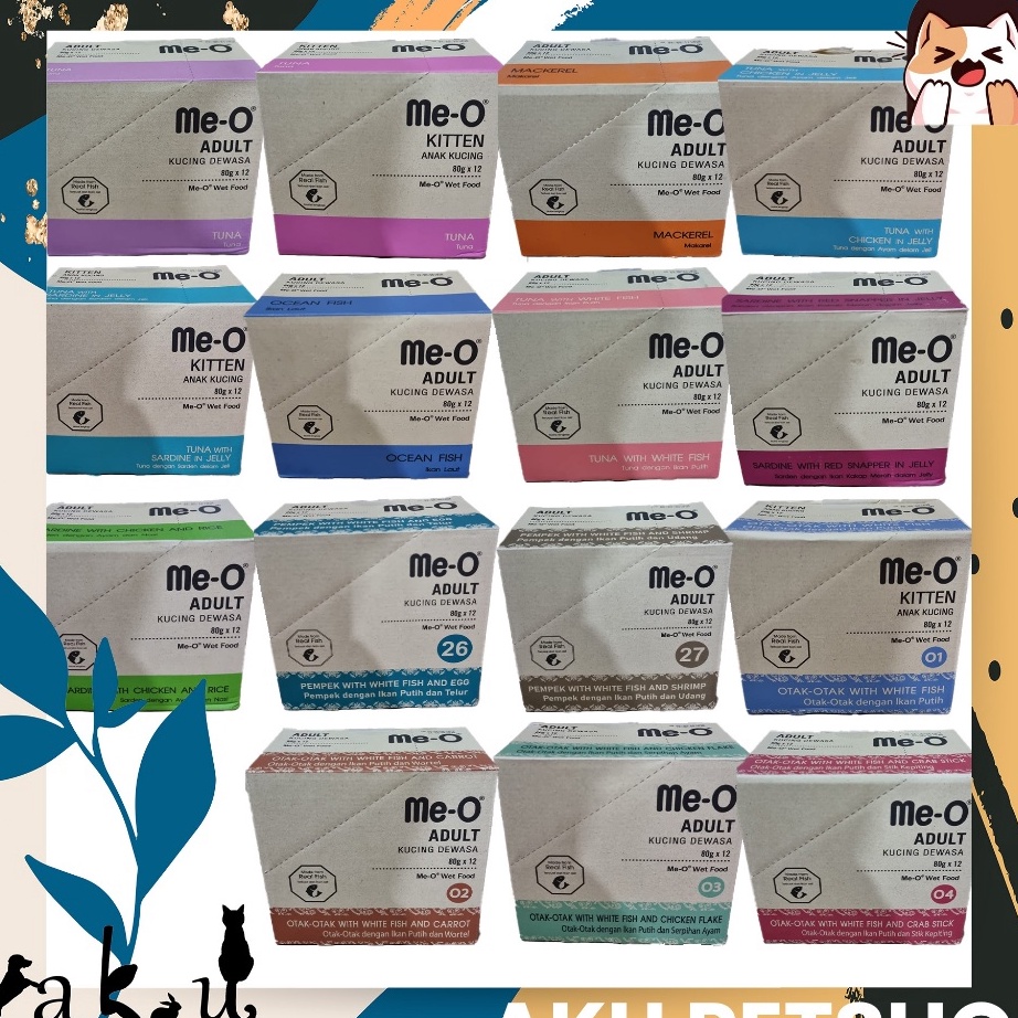 BISA COD 1 KOTAK Meo Pouch 128gr variant Classic Otak Otak Pempek