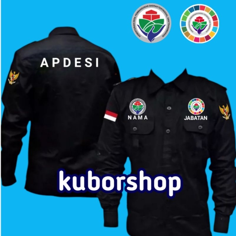 kemeja apdesi baju apdesi seragam apdesi full bordir