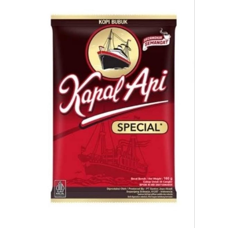 

kopi Kapal Api tanpa gula 160gr