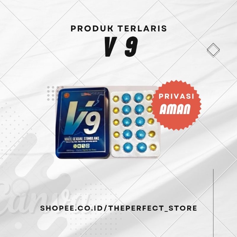 V9 ASLI ORIGINAL OBAT HERBAL PENAMBAH STAMINA PRIA 100% AMPUH TANPA EFEK SAMPING