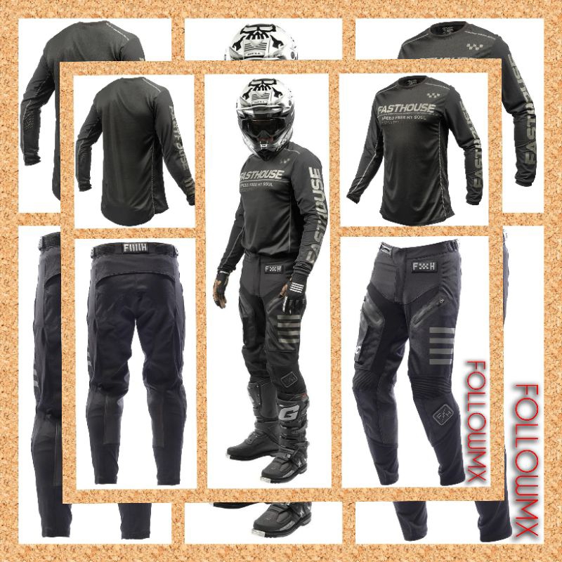 Jersey set fasthouse motocross Jersey pants fasthouss cross trail adventure Jersey pants fasthouse  