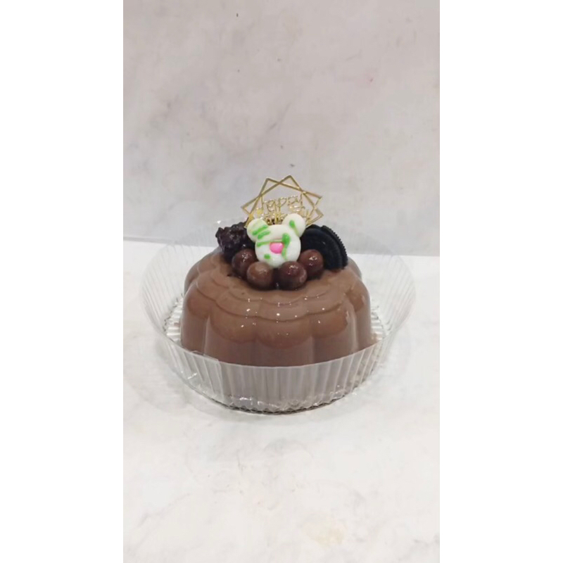 

pudding coklat diameter 13cm | Pudding hias | Pudding ulang tahun | Hampers Pudding