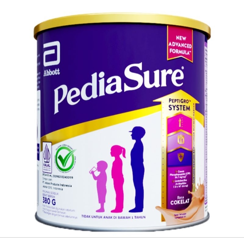 

PediaSure triplesure susu bubuk pertumbuhan anak usia 1-10 tahun rasa cokelat 380 gram