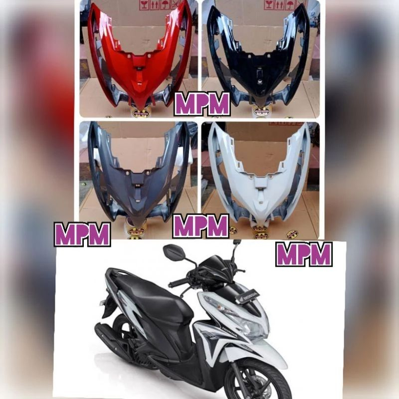 COVER BODY DEPAN TAMENG DEPAN BESAR VARIO TECHNO 125 FI 2012 2013 2014 2015