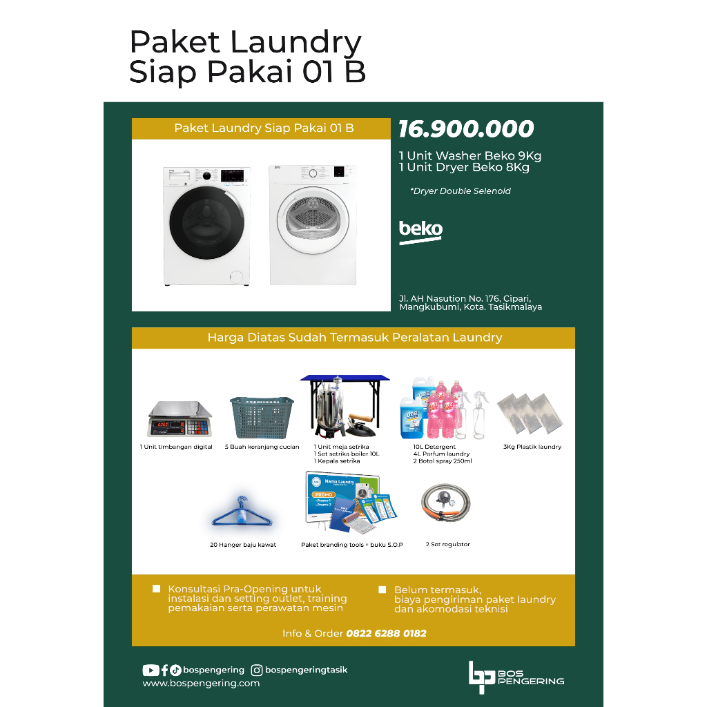 Paket Usaha Laundry Kiloan Paket Laundry Siap Pakai 01 B ONGKIR UNTUK KIRIM KERTAS BUKAN KIRIM PAKET