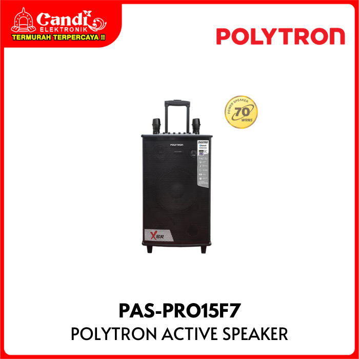 POLYTRON Active Speaker Speaker Aktif Portable Bluetooth Karaoke Dual Power PAS-PRO15F7