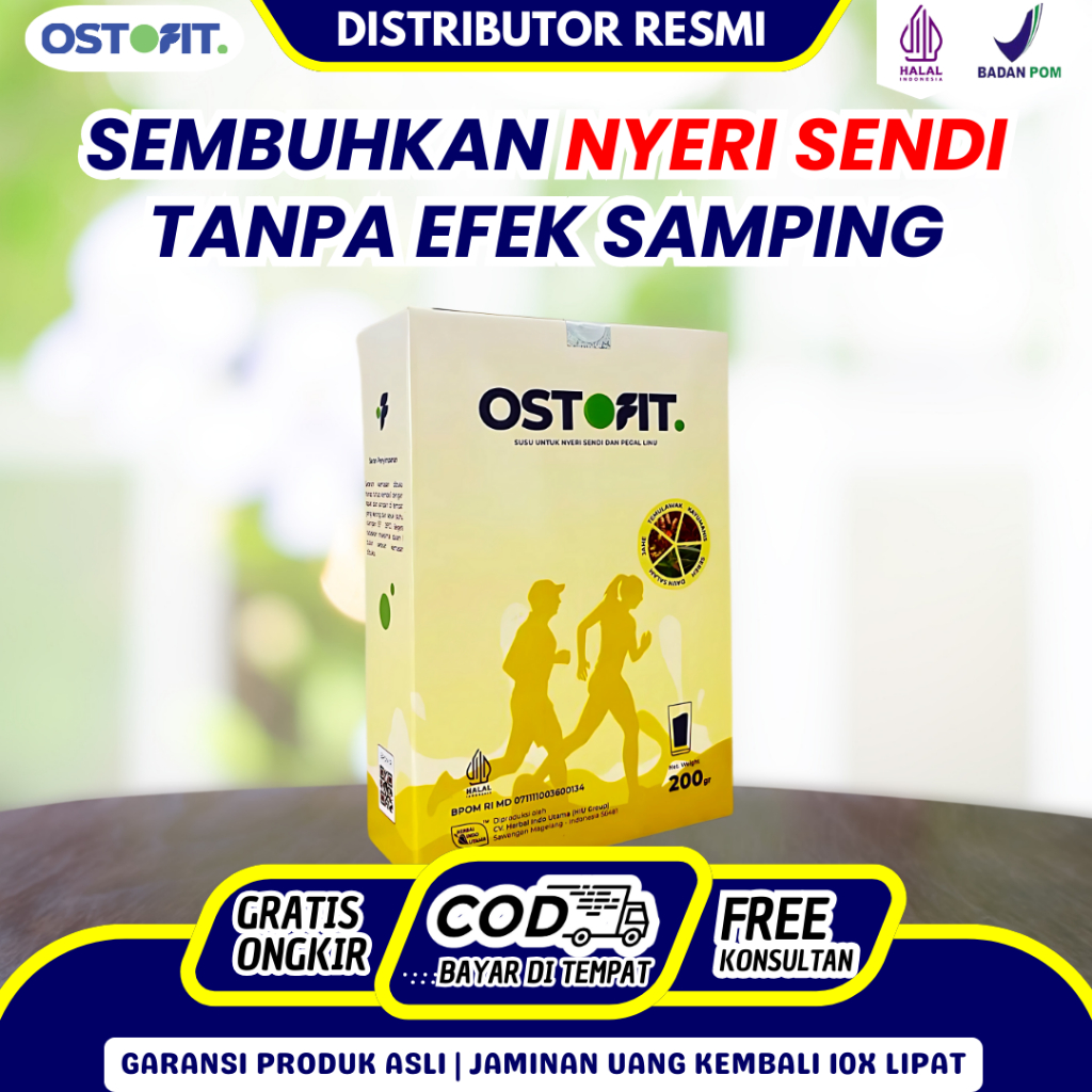 

OSTOFIT - Susu Herbal Sembuhkan Nyeri Sendi Dalam 14 Hari Tanpa Efek Samping 200gr / Ostofit