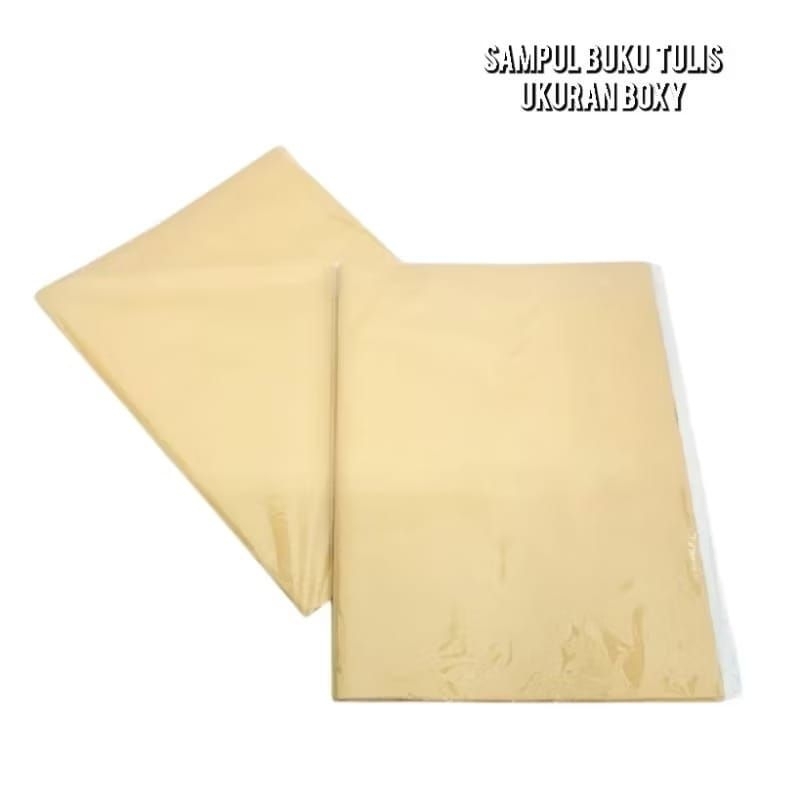 

Sampul buku kertas coklat polos sampul buku ukuran campus boxy panjang isi 20 lembar