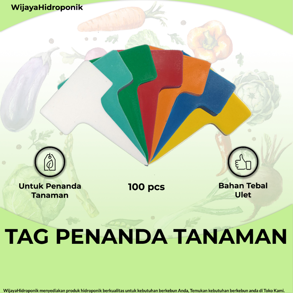 Label Tanaman Tag Penanda Hiasan Tanaman - isi 100 pcs