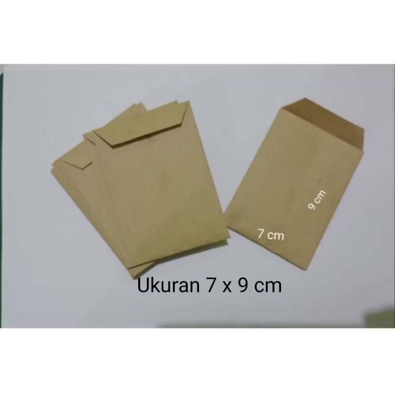 

Amplop Mini Cokelat 7*9